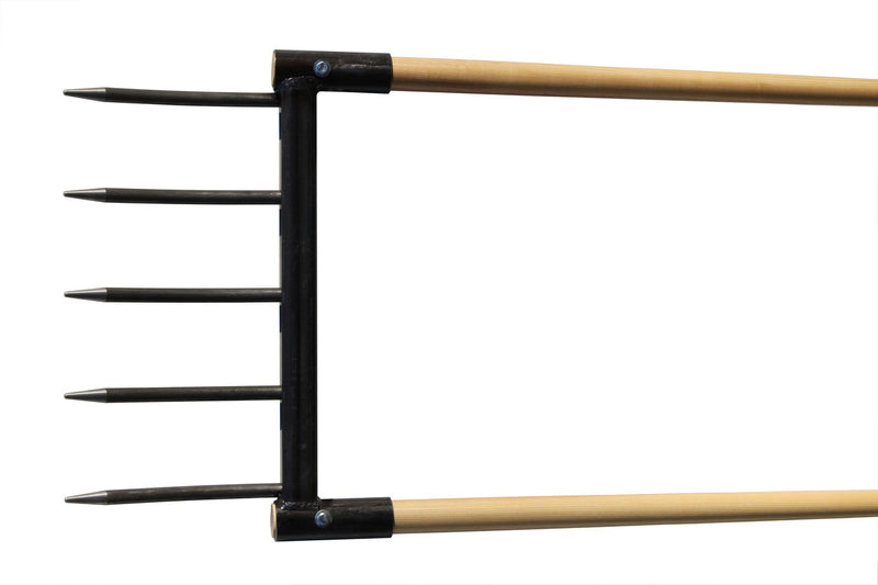 Cobrahead broadfork garden tool side view