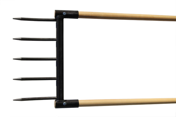 Cobrahead broadfork garden tool side view